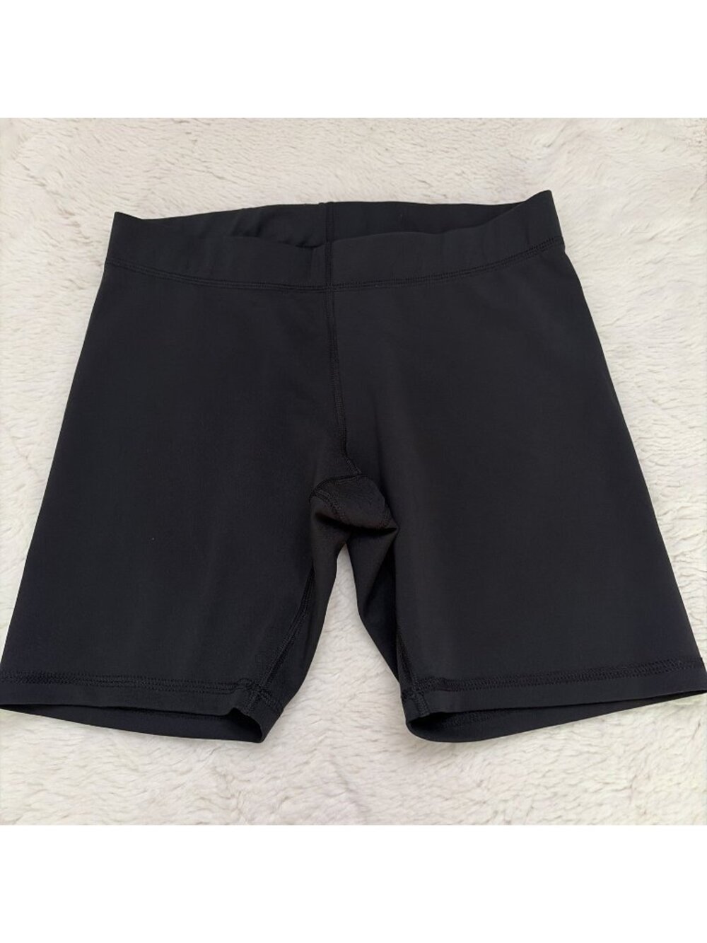 New Balance Women’s Medium Athletic Biker Shorts Pull On Black Comfort Waist